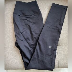 ALO Yoga Ribbed Black Leggings